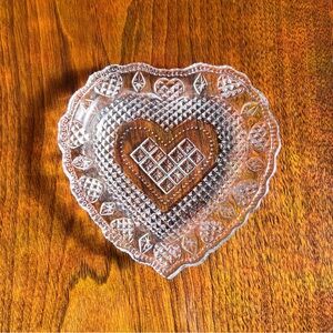 Vintage Quilted Heart Dish